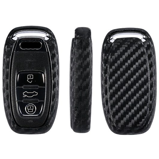 Funda para Llaves de Auto en Fibra de Carbono y Silicona - Image 2