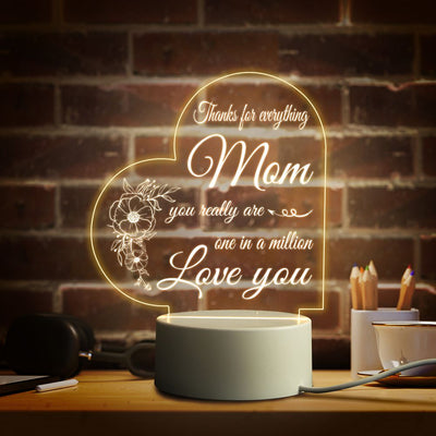 Lámpara Nocturna Cálida Personalizada para Habitación Materna - Image 23