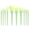 Set de 10 Brochas de Maquillaje Colores Pastel con Cerdas Suaves