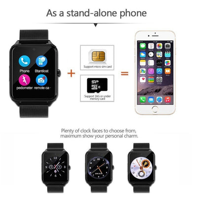 Reloj Inteligente Z60 con Bluetooth y Ranura para Tarjeta SIM - Image 3