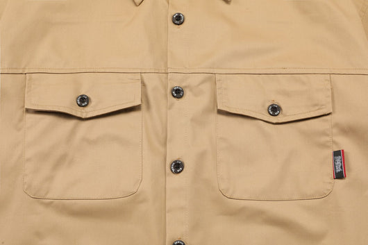 Camisa de Trabajo Talla Grande Suelta con Bordado - Image 22