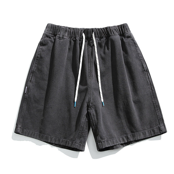 Shorts de Algodón Sueltos con Efecto Desgastado para Hombre - Image 12