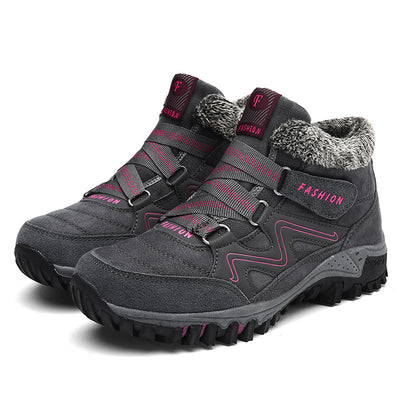 Zapatos de Algodón para Mujer con Forro de Terciopelo Cálido para la Nieve - Image 30