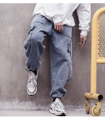Pantalones Jeans Holgados Zanahoria para Hombre - Estilo Casual - Image 5