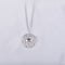 Sterling Plateado 12 Zodiac Plateado Necklace Cancer