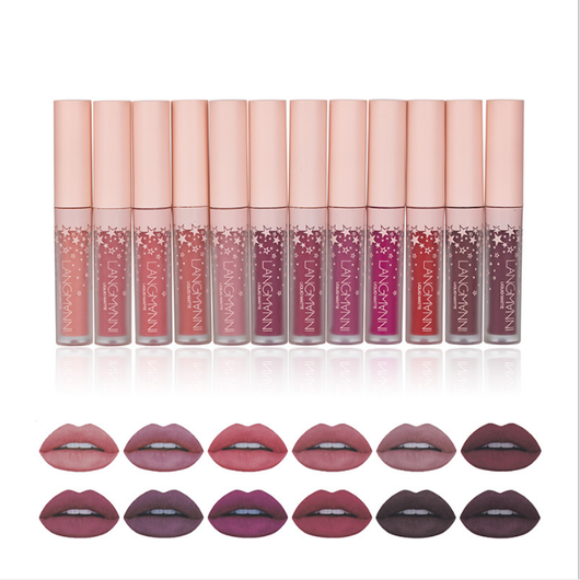 Set de Labiales Mate Aterciopelados Resistentes al Agua de Larga Duración - Image 11