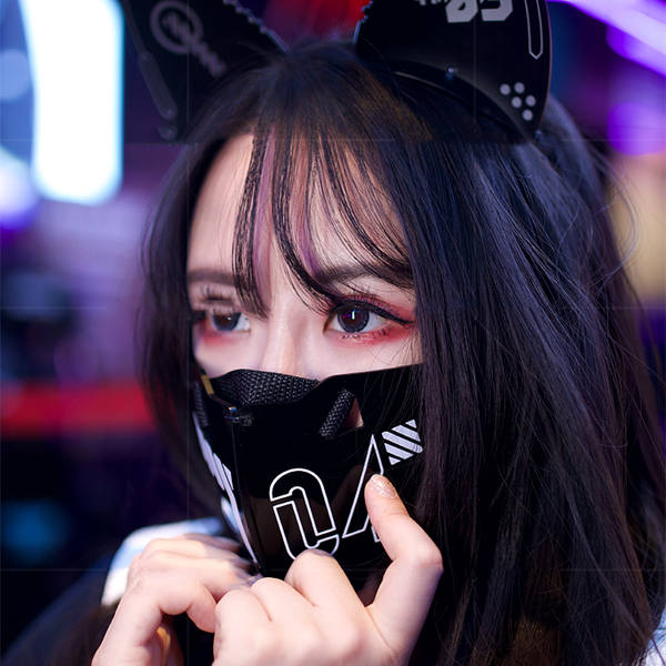 Diadema Punk Orejas de Gato con Tecnología Sci-Fi