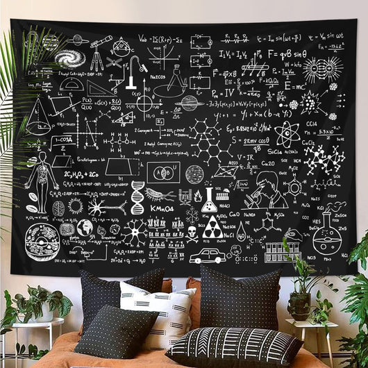 Tapiz Decorativo de Fórmulas Matemáticas y Ojos Fantasy - Image 17