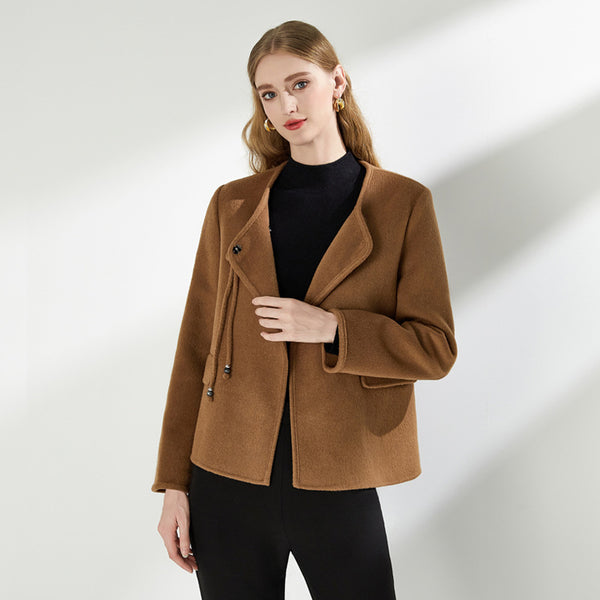 Abrigo de Lana Entallado para Mujer - Elegancia y Calidez
