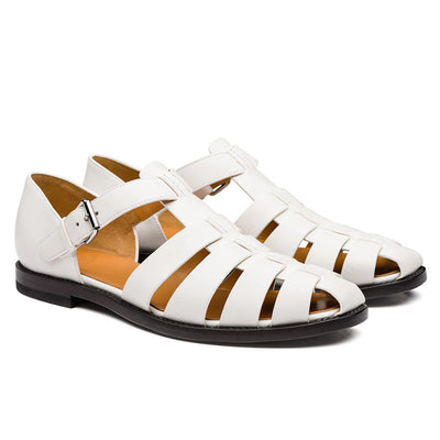 Sandalia Colorblock para Hombre en Cuero Sintético Cosido - Image 4