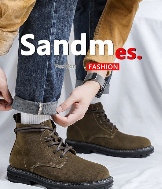 Botas de Ante Impermeables para Otoño e Invierno - Image 10
