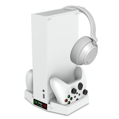 Almohadilla Refrigerante Multifunción con Ventilador, Soporte para Auriculares y Luces LED - Image 4