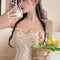 Top Tubo Floral Sensual con Varillas - Diseño Hot Girl