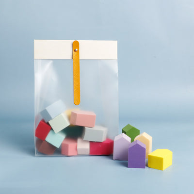 Esponja Triangular Suave de Gelatina para Maquillaje con Bolsa - Image 4