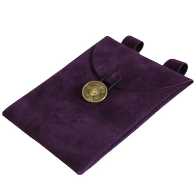 Bolso Medieval Renacentista en Gamuza Negra - Image 16
