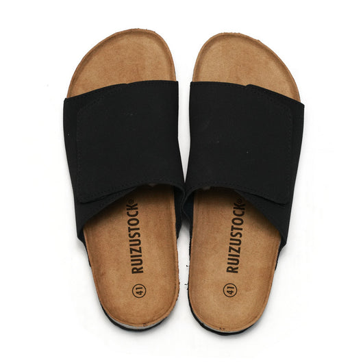Pantuflas de Corcho y Cuero para Hombre - Sandalias Retro Cómodas - Image 5