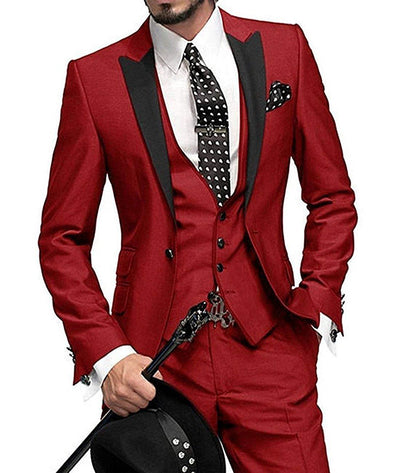 Traje de Tres Piezas para Novio y Padrino - Elegancia Completa para Bodas - Image 15