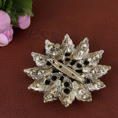 Broche de Resina Retro para Bufanda de Seda - Prendedor Corsage Elegante - Image 2