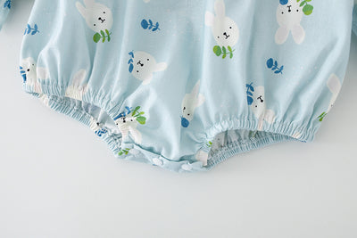 Vestido Enterizo Azul con Mangas Largas para Niñas - Image 15
