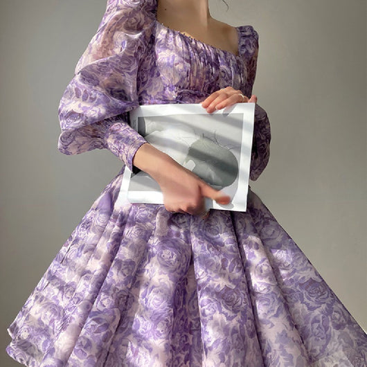 Vestido Estampado en Chifón para Mujer - Image 9