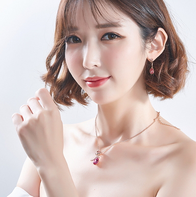 Aretes de Rosa Europeos y Americanos - Diseño Minimalista y Elegante - Image 9