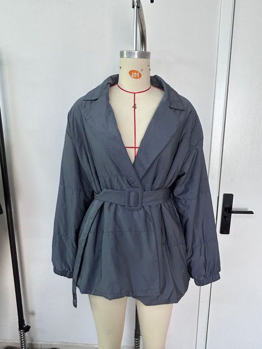 Abrigo de Invierno Entallado para Mujer - Diseño Clásico con Solapa y Cintura Marcada - Image 18