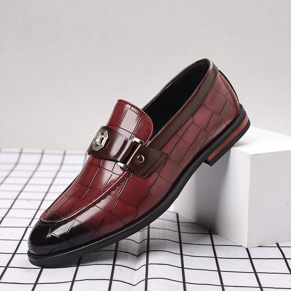 Men's Plus Size Casual Square Loafers