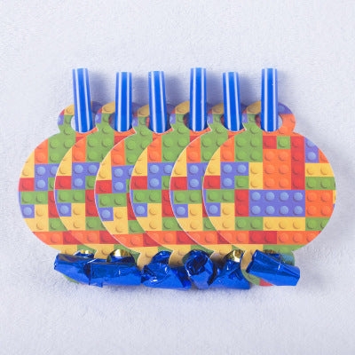 Decoración de Bloques de Construcción para Fiestas de Cumpleaños - Image 12