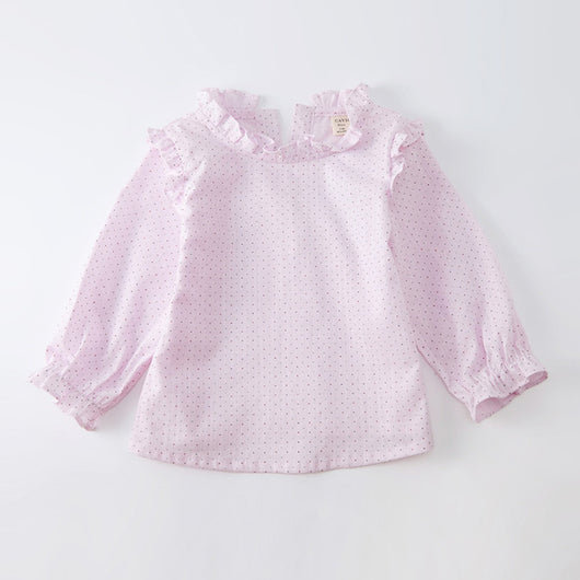 Blusa de Lino con Encaje para Niñas - Image 8