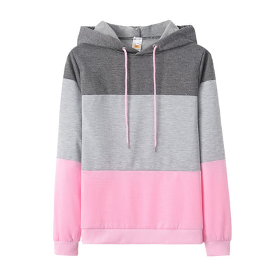 Sudadera con Capucha Colorblock y Mangas Largas Holgadas - Image 13