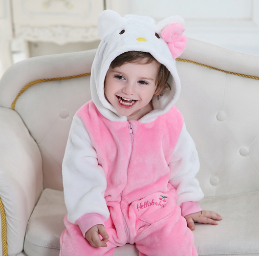 Pijamas de gateo con diseño de animales para bebés primavera-otoño - Image 6