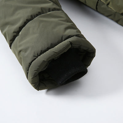 Chaqueta Acolchada para Niño con Cuello de Pelaje y Algodón Cálido - Image 12