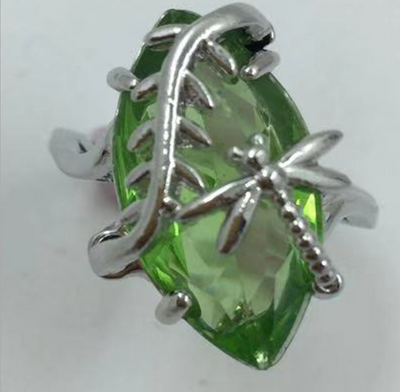 Anillo Verde Oliva Elegante - Image 4