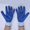 Guantes Protectores Reforzados de Goma Industrial con Recubrimiento Plástico Impregnado