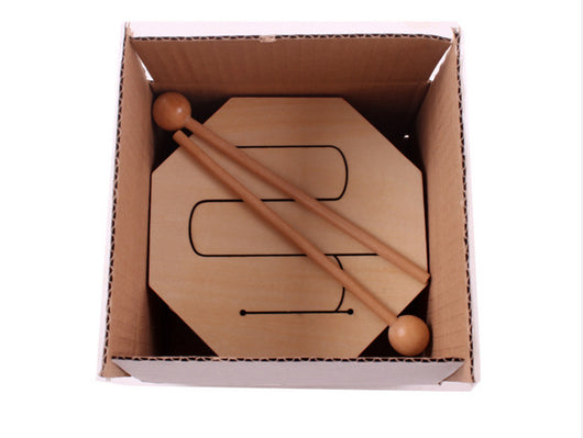 Tambor Octagonal Infantil de Madera - Image 3
