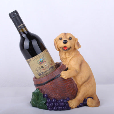 Adornos Navideños de Resina Estilo Europeo con Diseño de Copa de Vino Tinto - Image 3