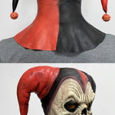 Máscara de Payaso Cómica con Nariz Roja para Halloween - Image 8