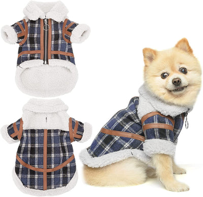 Abrigo Cuadrille para Mascotas - Invierno Cálido con Forro de Lana - Image 15
