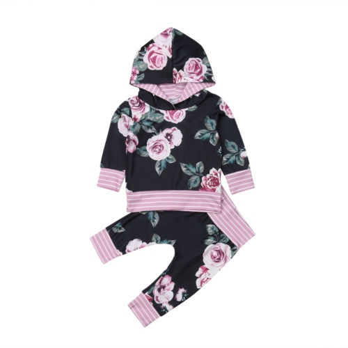 Conjunto Infantil Floral: Blusa y Pantalón para Primavera y Otoño - Image 13