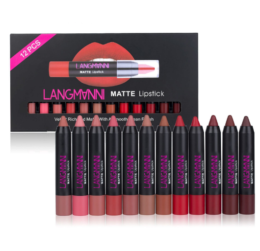 Set de Labiales Mate Aterciopelados Resistentes al Agua de Larga Duración - Image 14