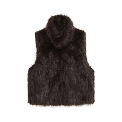 Chaleco de Piel Sintética Suelto y Casual para Mujer - Image 8