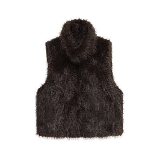 Chaleco de Piel Sintética Suelto y Casual para Mujer - Image 8