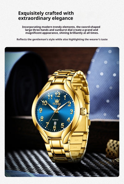 Reloj de Cuarzo para Hombre con Diseño Tridimensional Versátil - Image 11