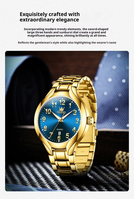 Reloj de Cuarzo para Hombre con Diseño Tridimensional Versátil - Image 11