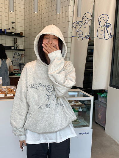 Sudadera Hoodie Coreana Estampada Suelta y Cómoda para Estudiantes - Image 7