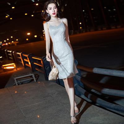 Vestido Corto Elegante con Tirantes para Mujer - Diseño Sexy para Eventos - Image 3