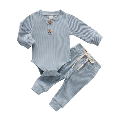 Conjunto Mameluco Infantil Manga Larga Color Liso - Image 21
