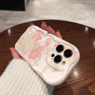 Funda para Celular con Diseño Minimalista de Loto en Tinta - Image 11
