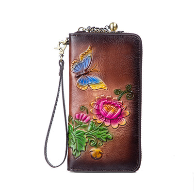 Billetera Larga de Cuero para Mujer con Protección Antirrobo - Image 4