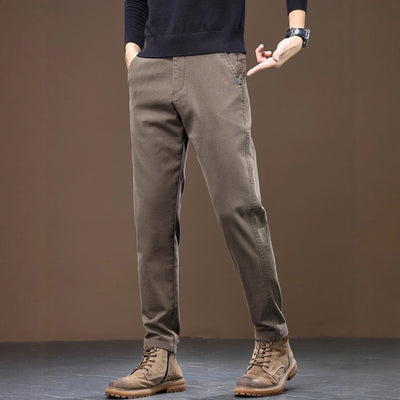 Pantalones Casuales Rectos para Hombre Chaolunbu - Corte Clásico y Cómodo - Image 6